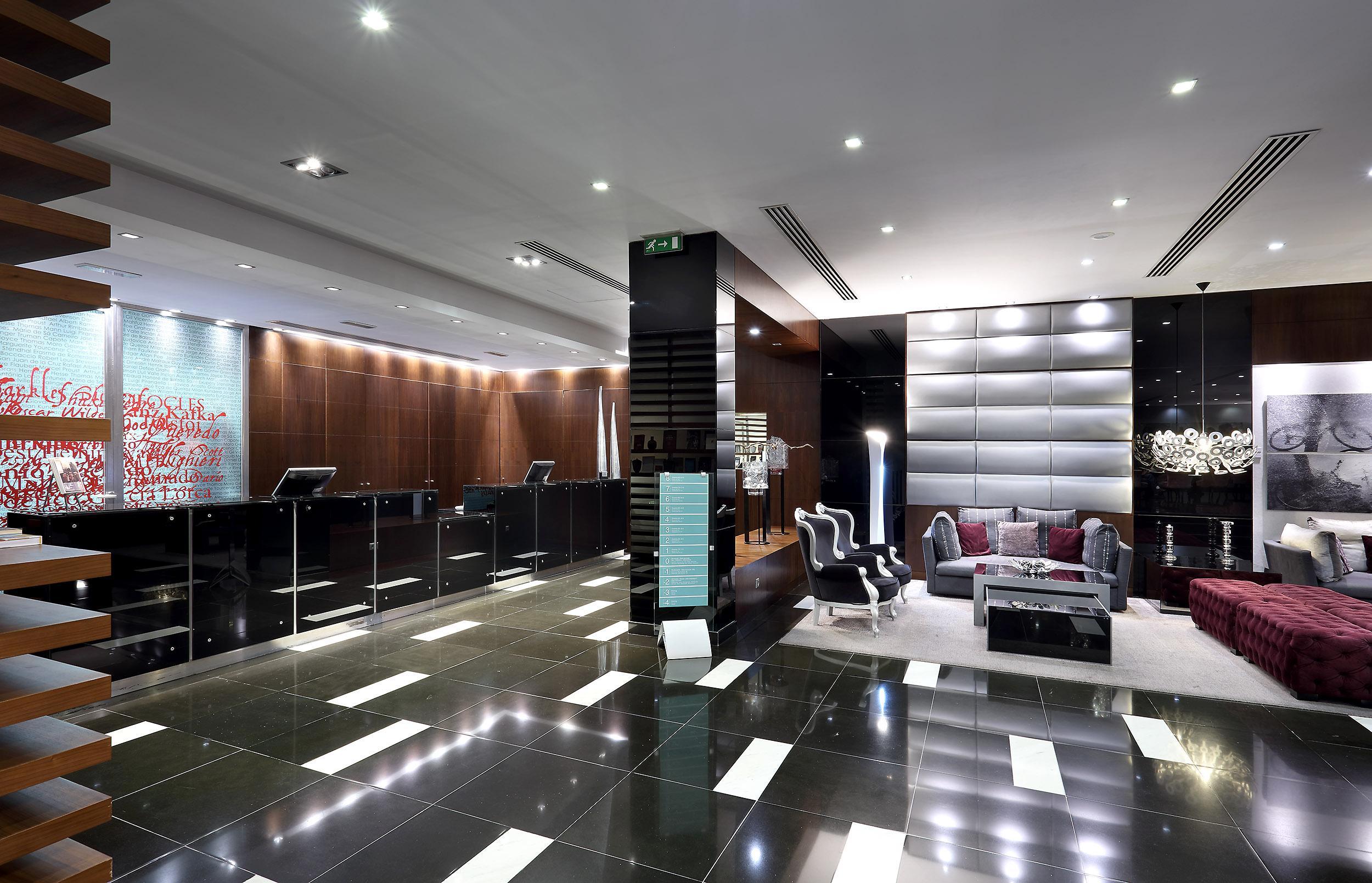 Eurostars Das Letras Lisbon Luaran gambar Lobby