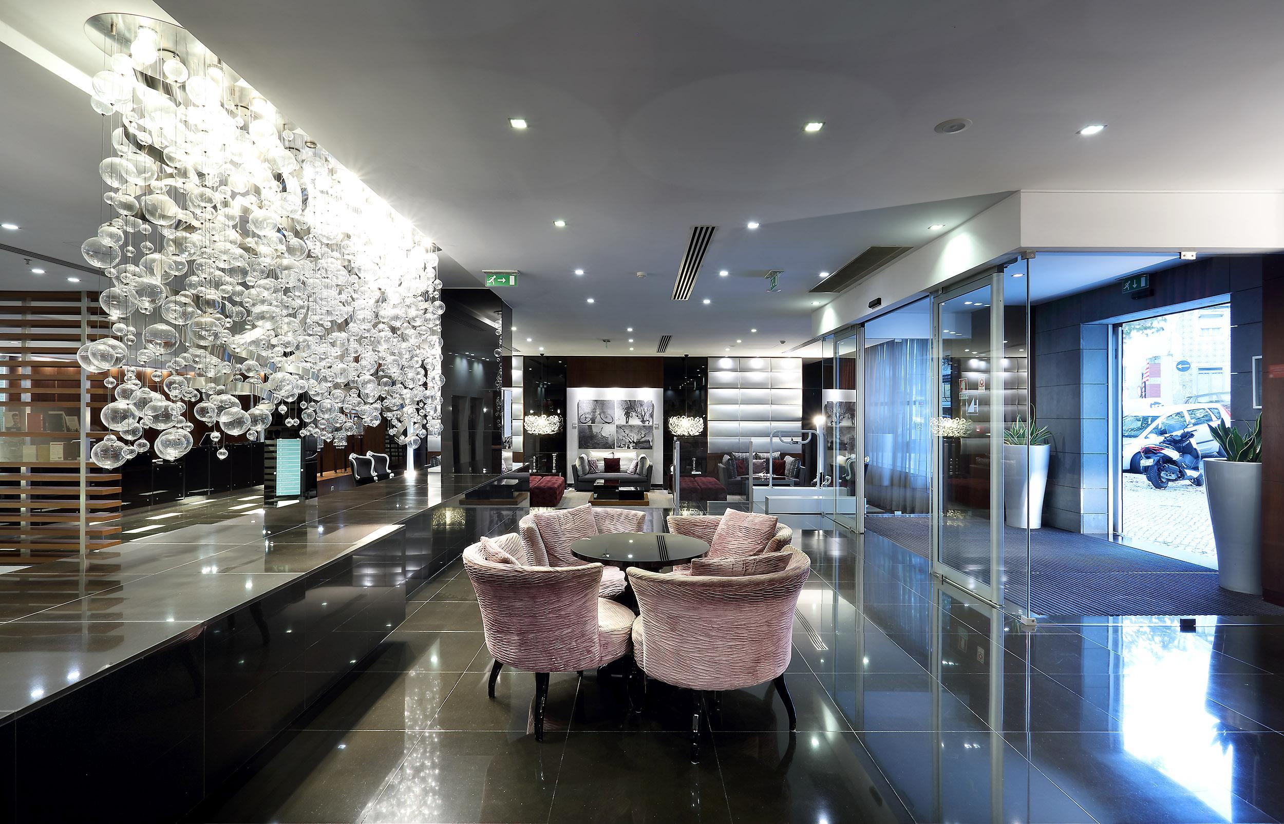 Eurostars Das Letras Lisbon Luaran gambar Lobby